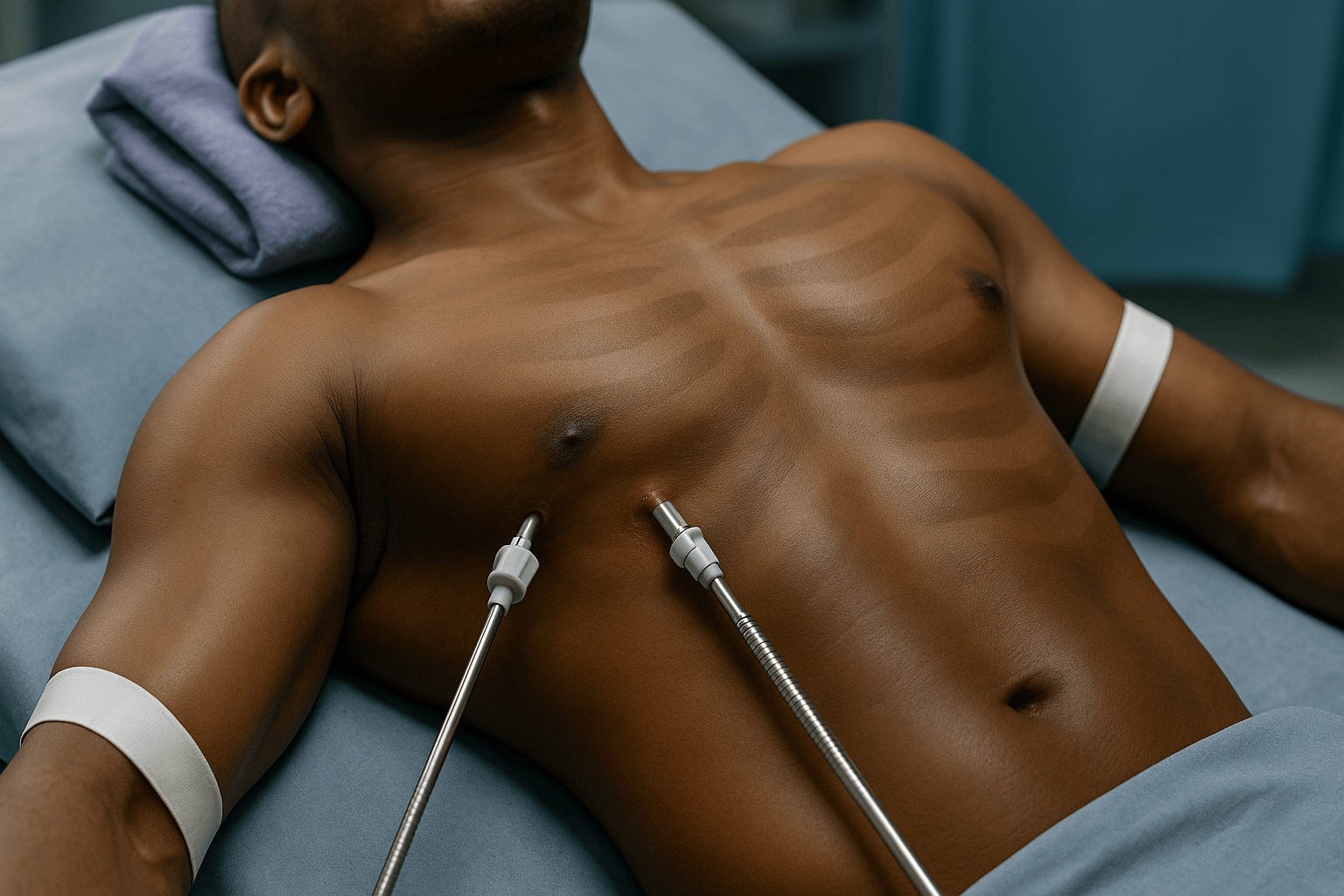VATS Sympathectomy Procedure photorealistic