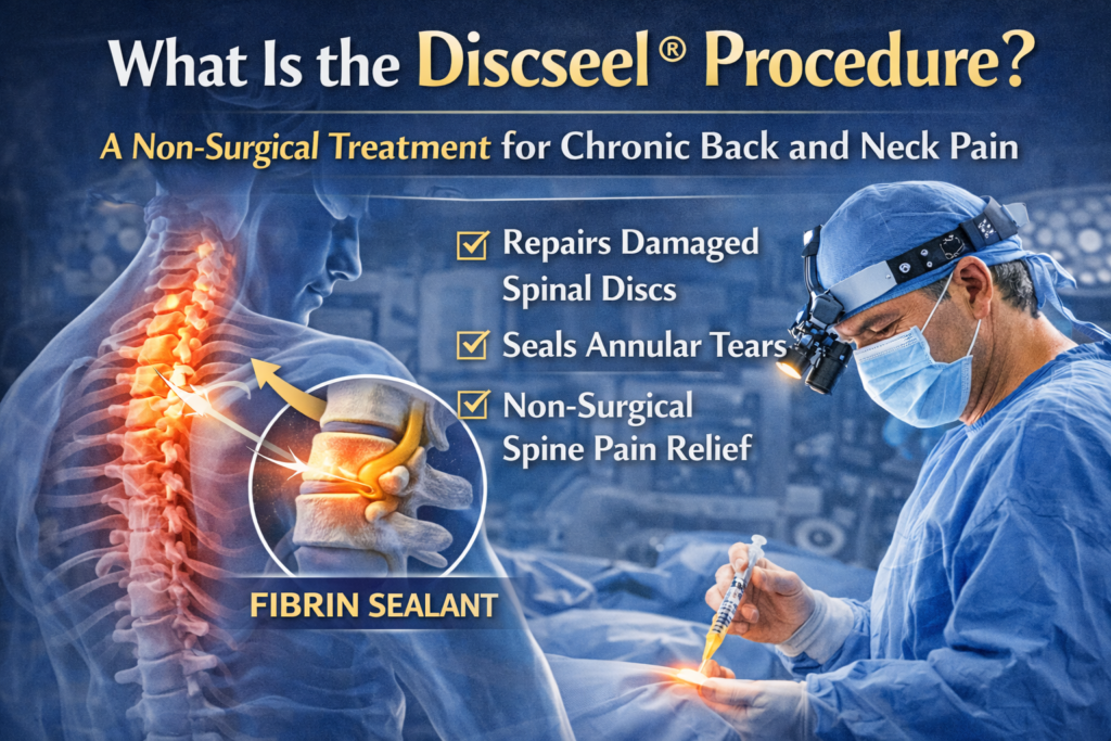 What Is the Discseel® Procedure? A Non-Surgical Treatment for Chronic Back and Neck Pain