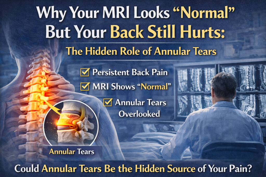 Why Your MRI Looks “Normal” But Your Back Still Hurts: The Hidden Role of Annular Tears
