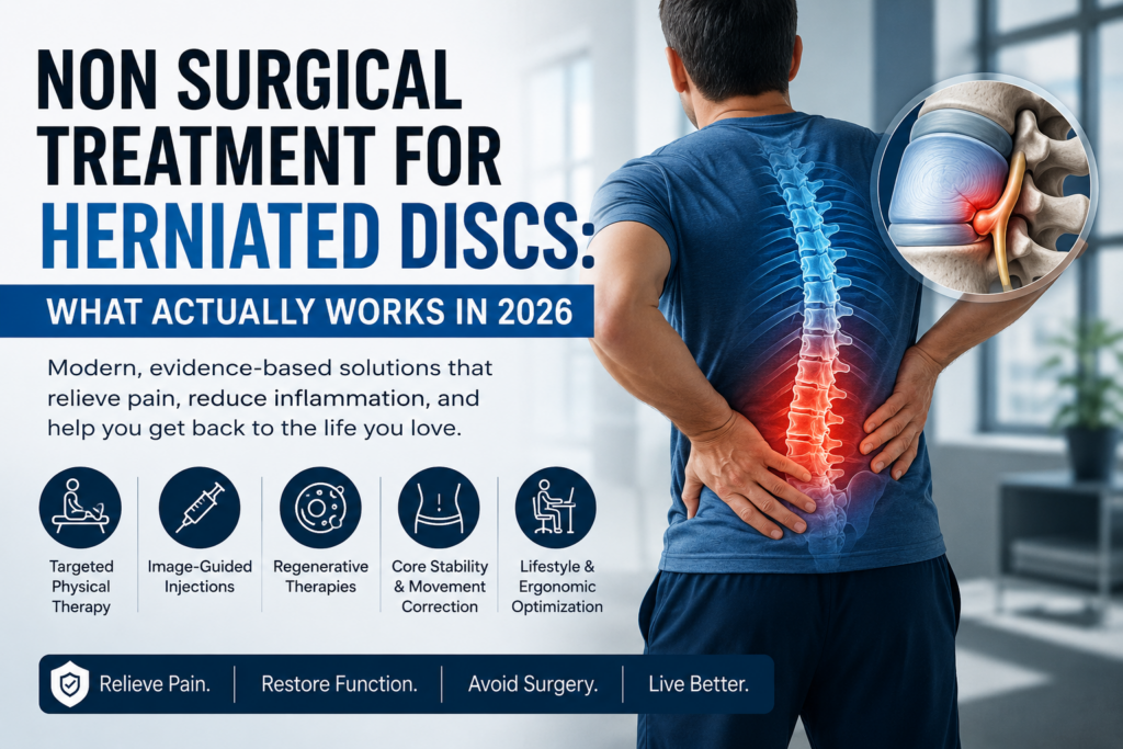 Non Surgical Treatment for Herniated Discs: What Actually Works in 2026