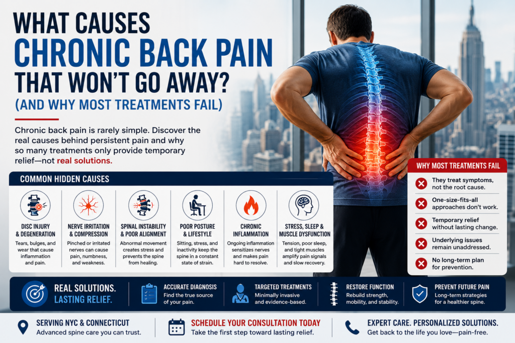What Causes Chronic Back Pain That Won’t Go Away? (And Why Most Treatments Fail)