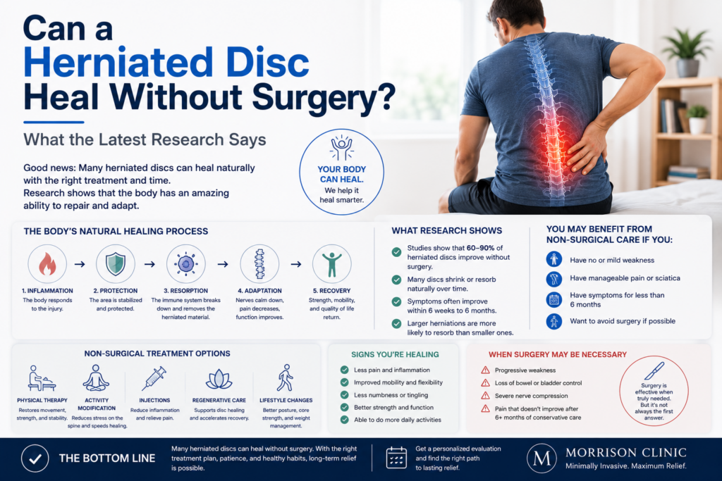 Can a Herniated Disc Heal Without Surgery? What the Latest Research Says
