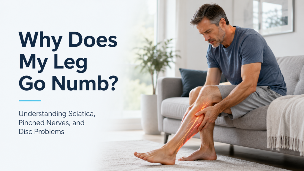 Why Does My Leg Go Numb? Understanding Sciatica, Pinched Nerves, and Disc Problems