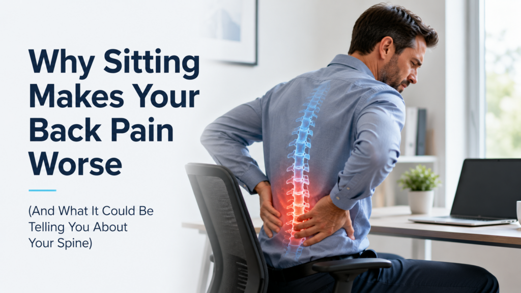 Why Sitting Makes Your Back Pain Worse (And What It Could Be Telling You About Your Spine)