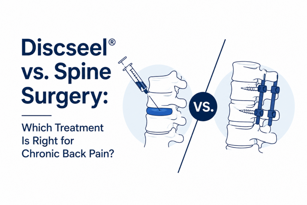 Discseel® vs. Spine Surgery: Which Treatment Is Right for Chronic Back Pain?