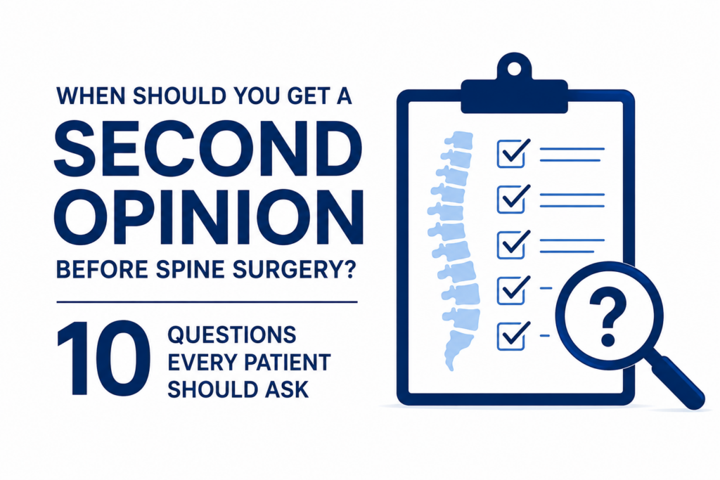 When Should You Get a Second Opinion Before Spine Surgery? 10 Questions Every Patient Should Ask